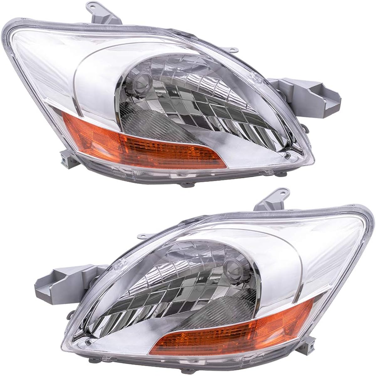 Compatible with BROCK replacement drivers and headlights for passenger seats YARIS 81170-52740 81130-52750