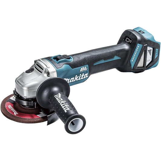 Makita Disc Grinder 18V 125mm Wireless Interlocking Dust Collection Compatible/Slide Switch Type Battery Charger Sold Separately GA512DZ