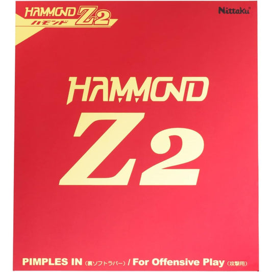 Nittaku Table Tennis Rubber Hammond Z2 ITTF (International Table Tennis Federation)/ITTF54-051/Japan Table Tennis Association Official Recognition (J.T.T.A.A) NR8591