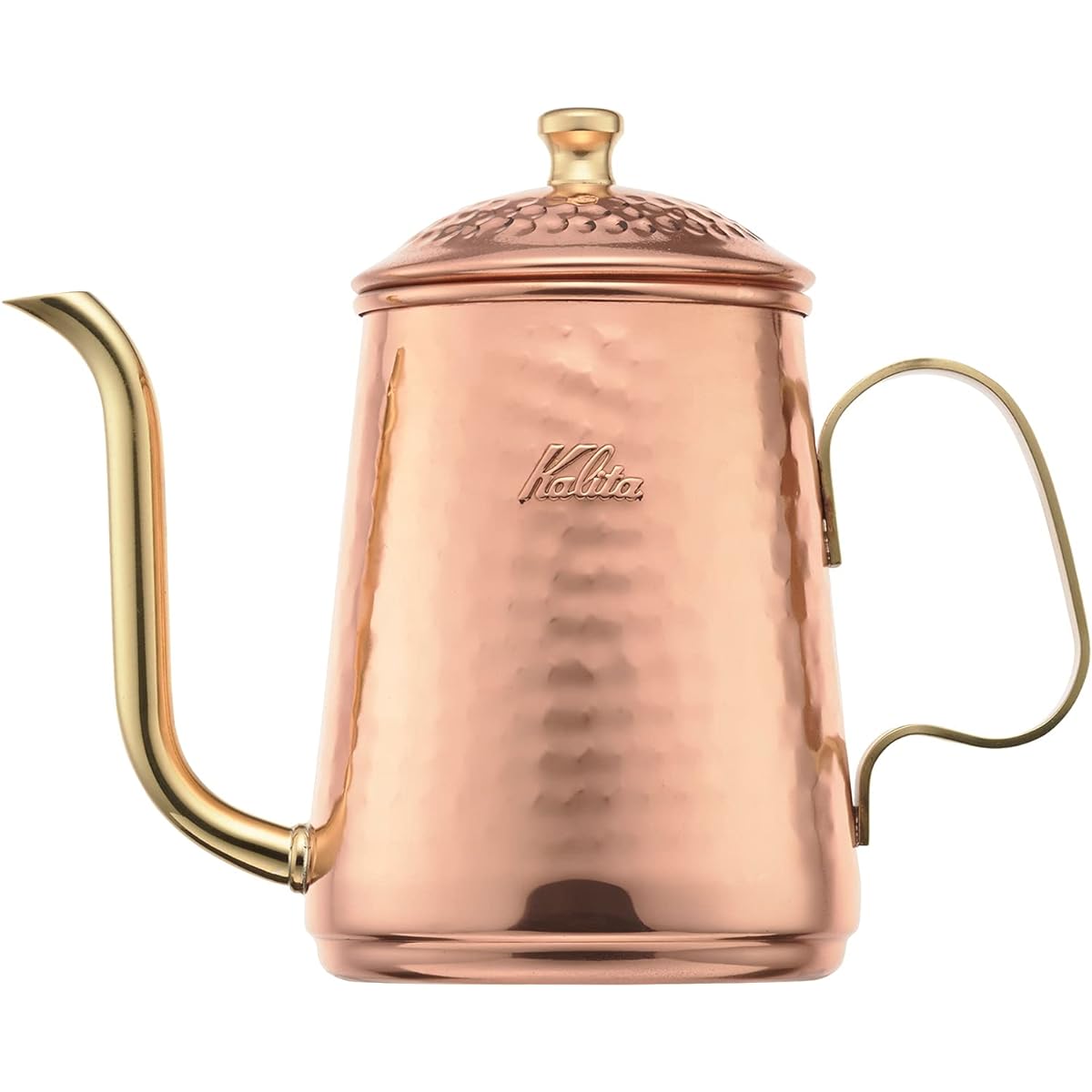 Kalita Coffee Pot Copper 600ml Narrow Mouth Nozzle Open Fire Made in Japan Cu Kettle 600 Drip Pot Drip Kettle Coffee Kettle Coffee Shop Cafe Camping Outdoor #52260