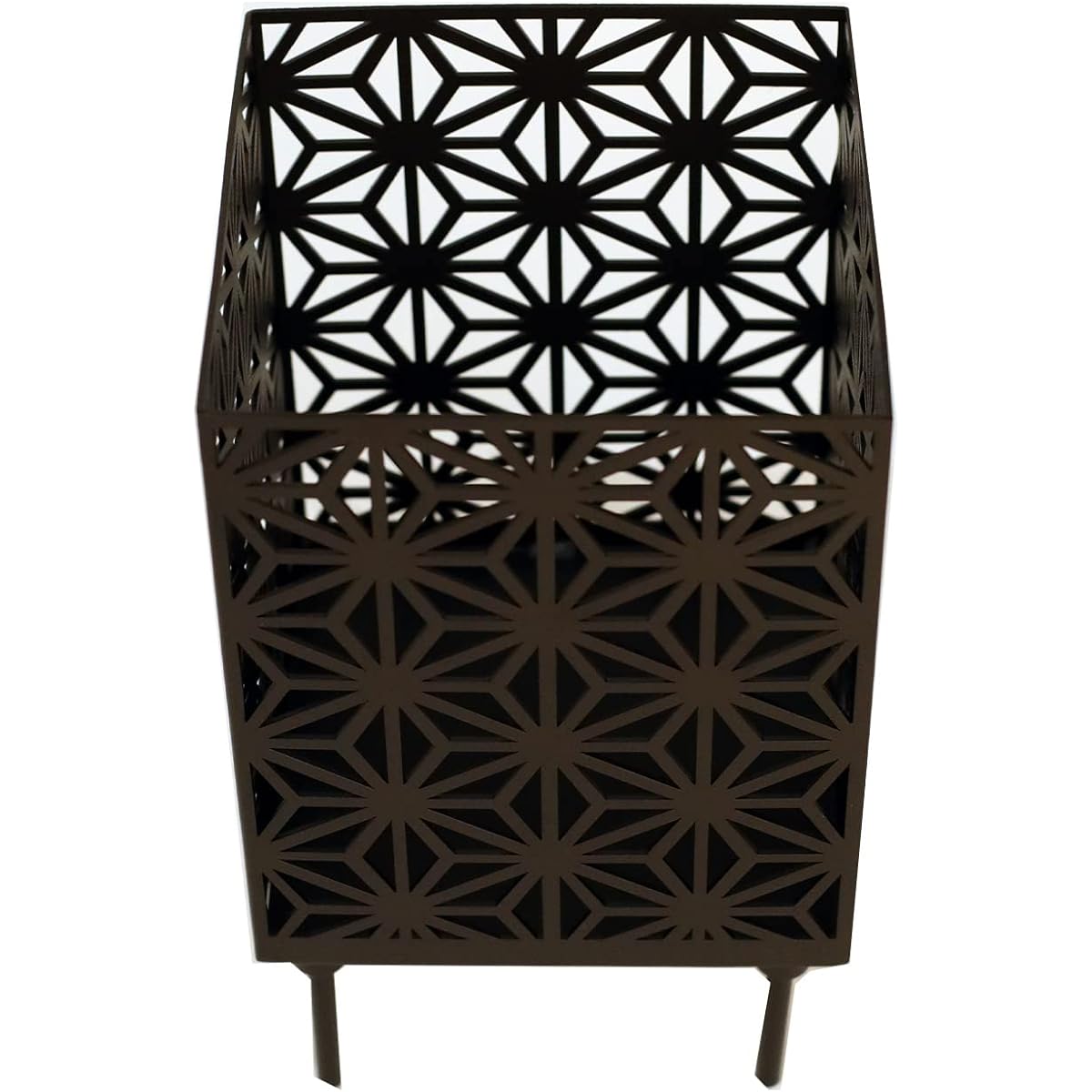 S'more Four-sided bonfire stand, top plate & storage bag set, bonfire stand, camping, compact, outdoor, heating, BBQ, barbecue stove, outdoor, traditional pattern, Japanese pattern