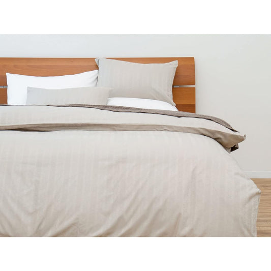 [Futon Kobo Google] Duvet cover comforter case Gray "Tirol" Queen size 210cm x 210cm Side zipper type Domestic production Jacquard weave Bedding Futon cover