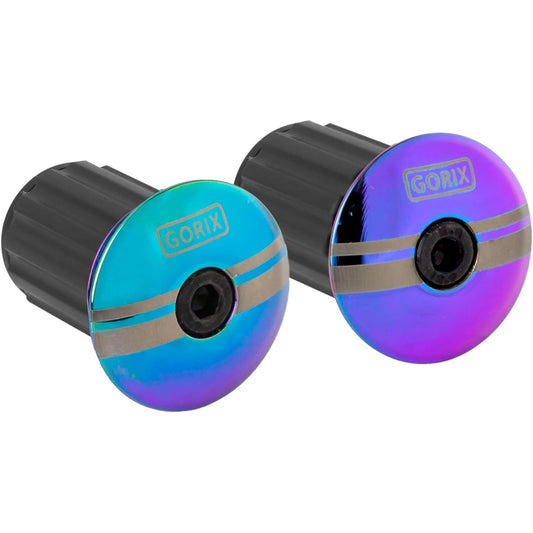 GORIX Bar End Cap Bicycle Fixed End Plug (2 pieces) Bar Tape Cap (GX-BEND)