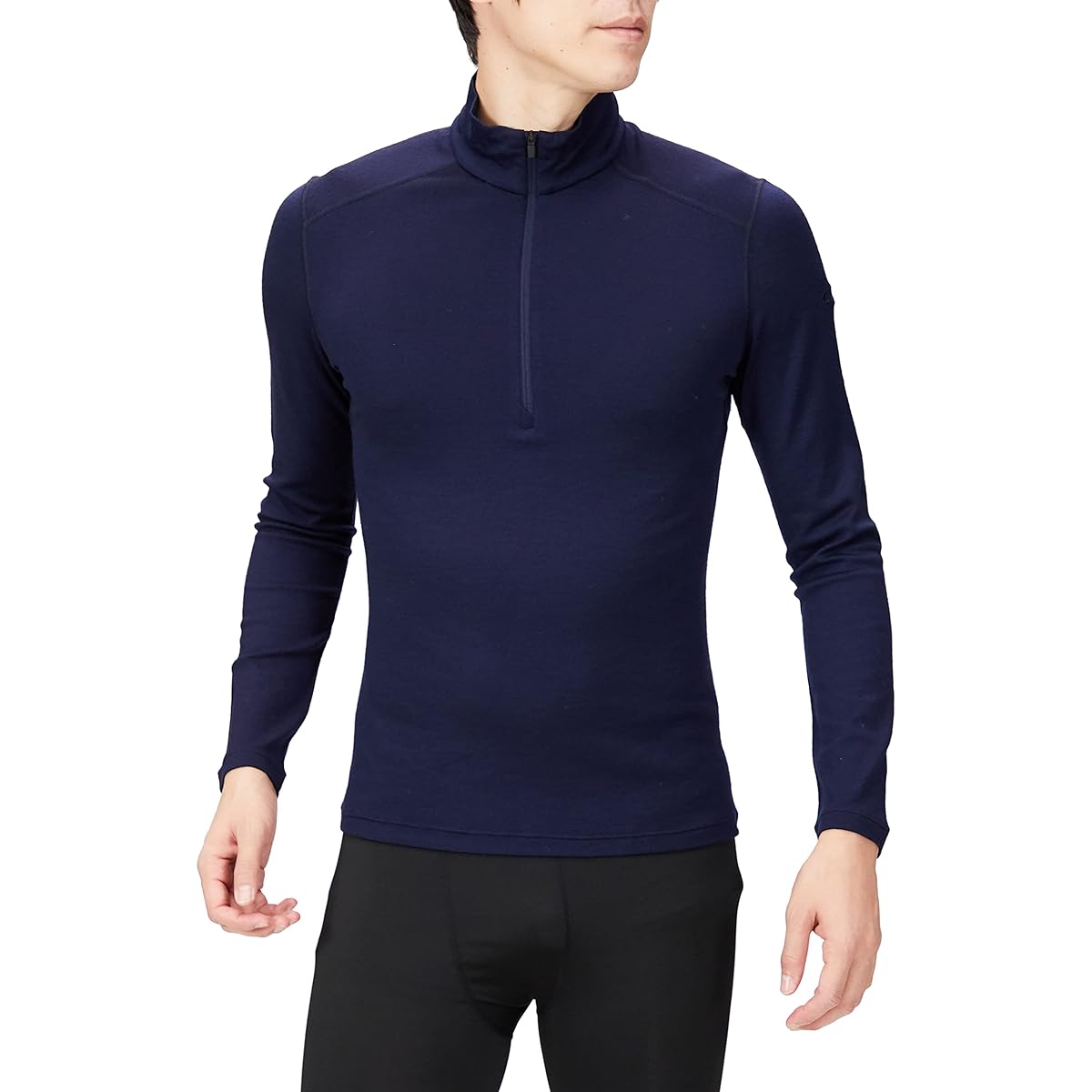 [Ice Breaker] Long Sleeve Cut and Sew Men's 260 Tech Long Sleeve Half Zip IX26222 Merino Wool Humidity Control Temperature Controlling Deodorizing Effect