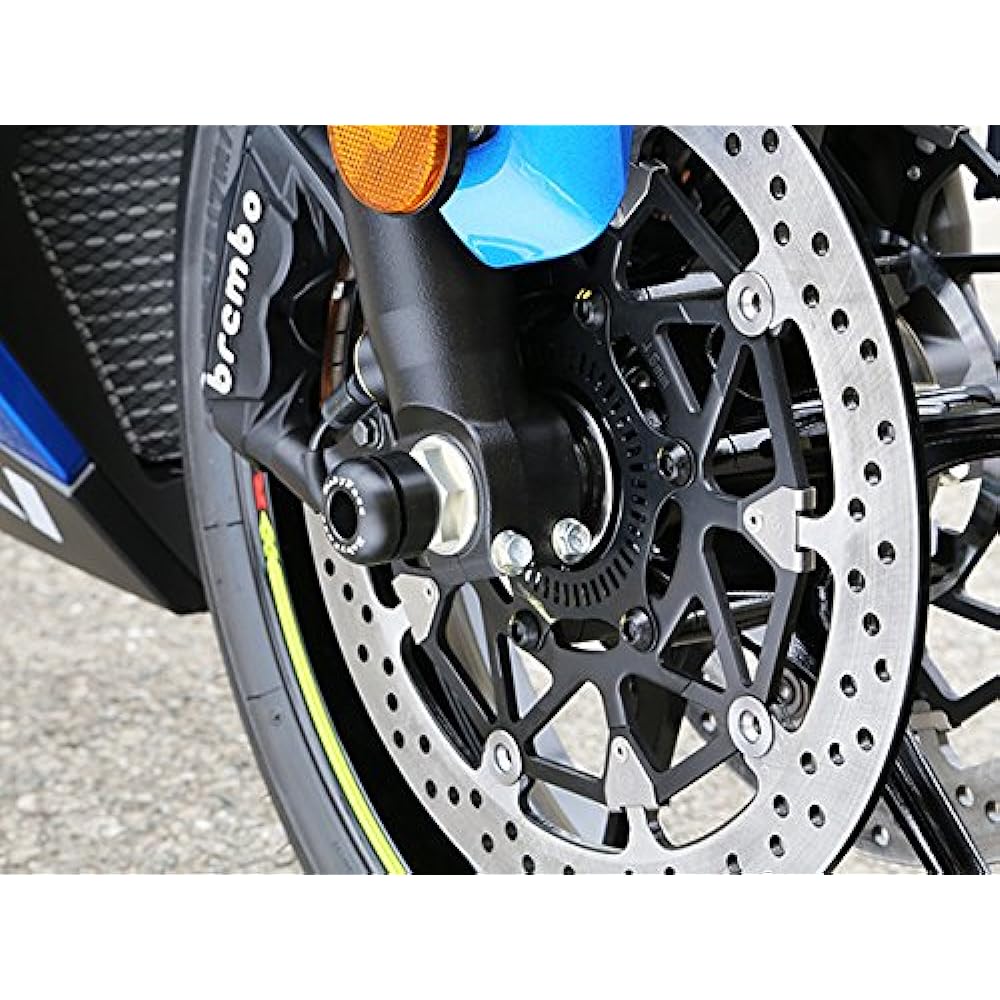 BABY FACE Axle Protector Front Duracon Resin Black GSX-R1000/R(17-) 006-AS037