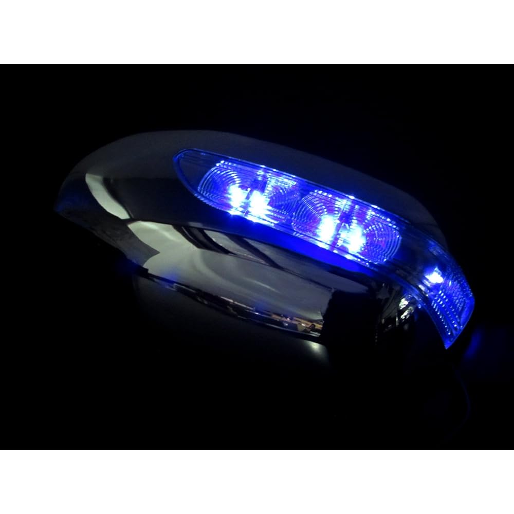 BRIGHTZ Hiace 200 Standard Car Plated Door Mirror Cover with LED Turn Signal S Type [MIR-SID-124] I Type II Type III Type IV Type V Type 1 Type 2 Type 3 Type 4 Type 5 280