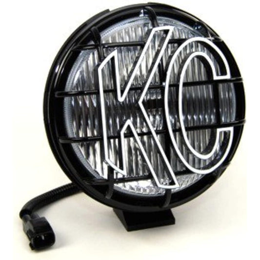 KC HILITES 1134 APOLLO PRO 6 inch 55W replacement Fog Light Polimax Housing and Stone Guard with TJ