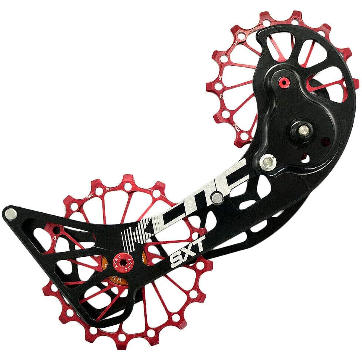 KCNC SXT MTB Cycling Bike Oversized Pulley Cage For Shimano M9000 and M8000, Red, KOT39-004, SK1961