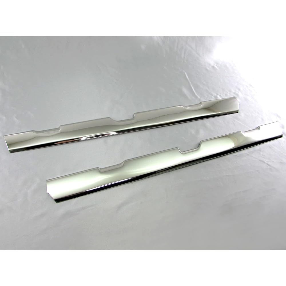 BRIGHTZ TRUCK-L-086 Mitsubishi Fuso 46144 Super Great Super Mirror Stainless Steel Plated Grille Upper Cover, 2 PC