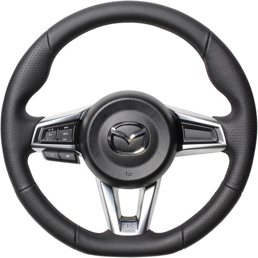 REAL Steering [Mazda Roadster (ND)] Gun grip all leather MZC-LPB-DW