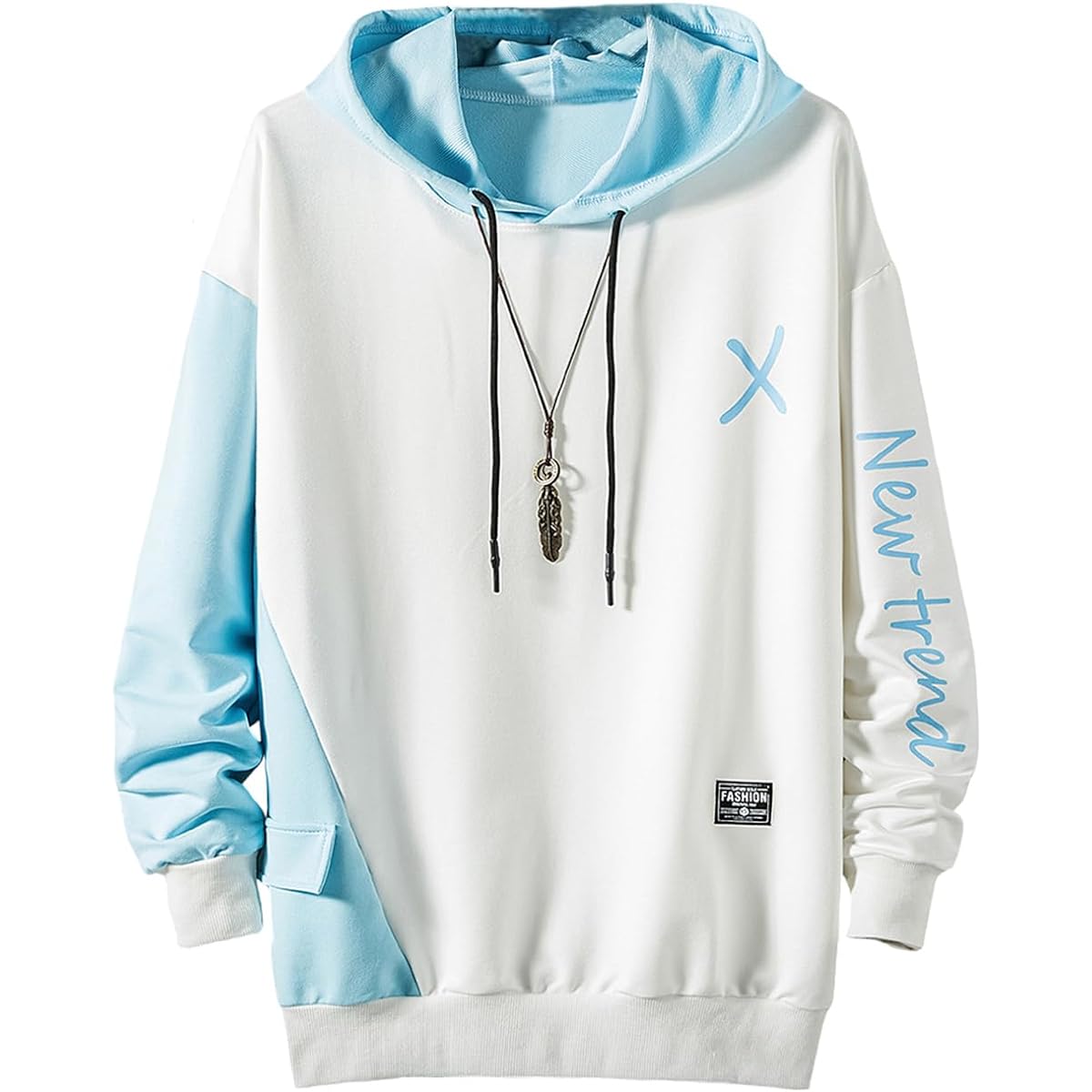 [JHIJSC] Men's Parka, Long Sleeve, Spring, Loose, Casual, Hooded, Stylish, Large Size