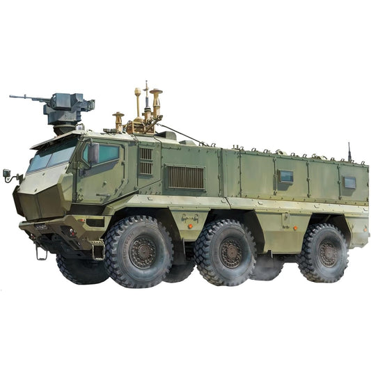 Tacom 1/35 KamAZ Typhoon K・RP-377VM1・Alvaret-DM RCWS Module 2 in 1 Plastic Model TKO2173