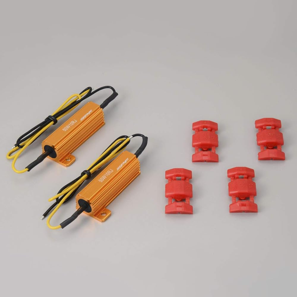 IPF Winker Valve LED Amber 550 Lumen T20 501WB & High Flasher Prevention Canceller resistance WA-19 [Set buying]
