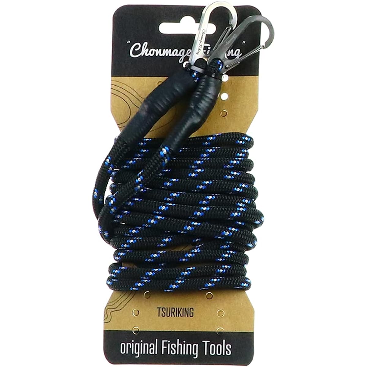 CHONMAGE FISHING Ishidai Kue 64Ti with carabiner Reflective Shitte Rope 3.5M