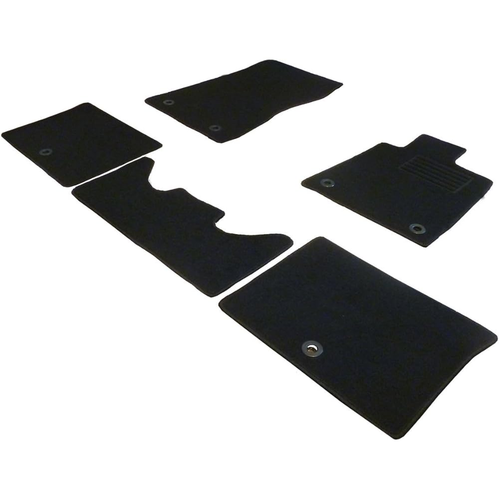 Fenice Car Mat Floor Mat Domestic Production (Toyota Crown Crown Hybrid 220 Series) Black Non-Slip Shape Resistant to Slip Car Mat (Car Parts Specialty Store)