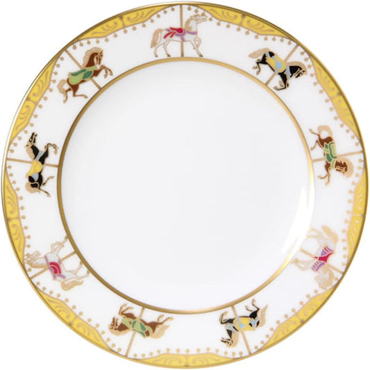 Okura Toen Succeeding Carousel 20cm Cake Plate 3h/1901