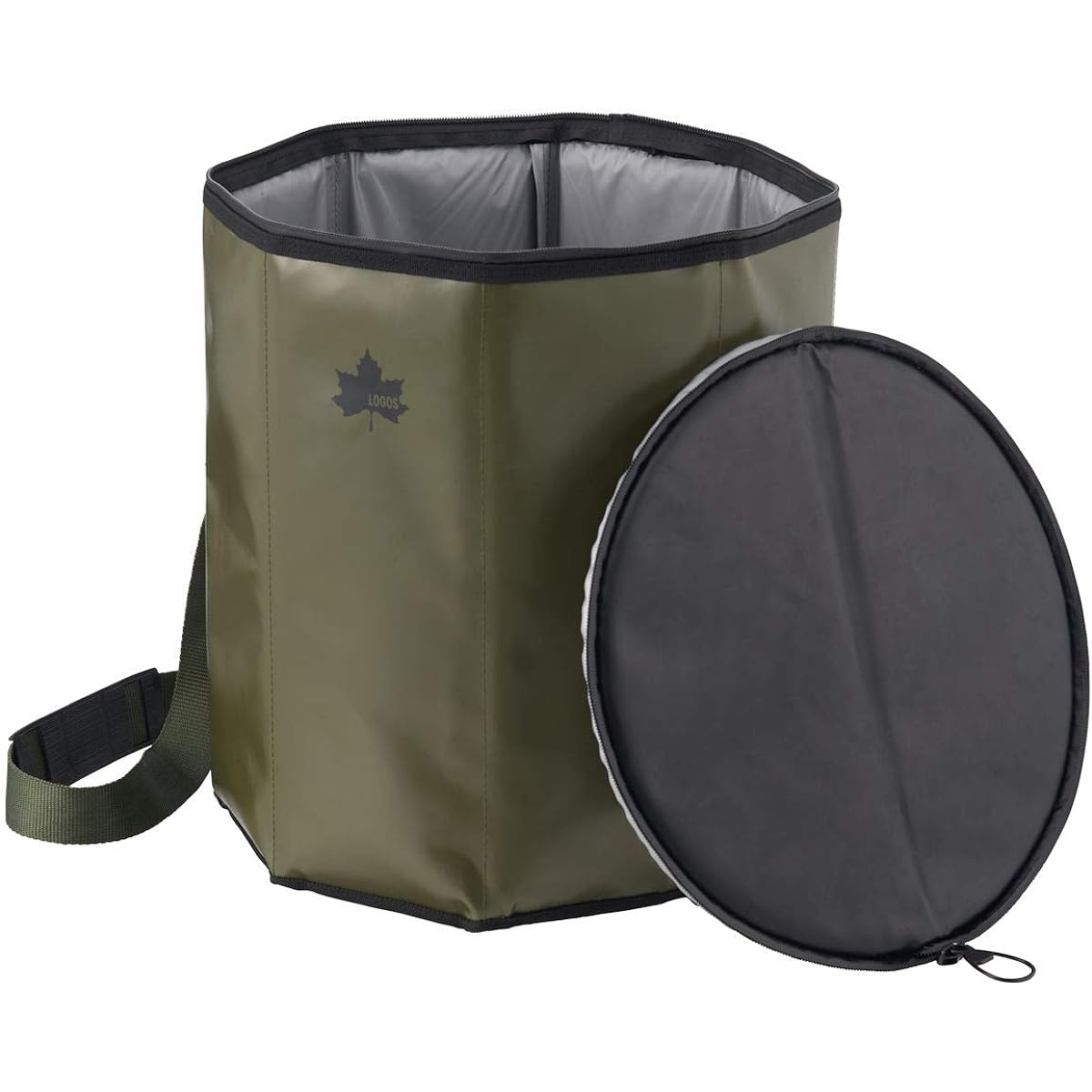 LOGOS Waterproof Foldable Earth Cooler 81670811 Khaki (Approx.) Width 35 x Depth 35 x Height 39 cm