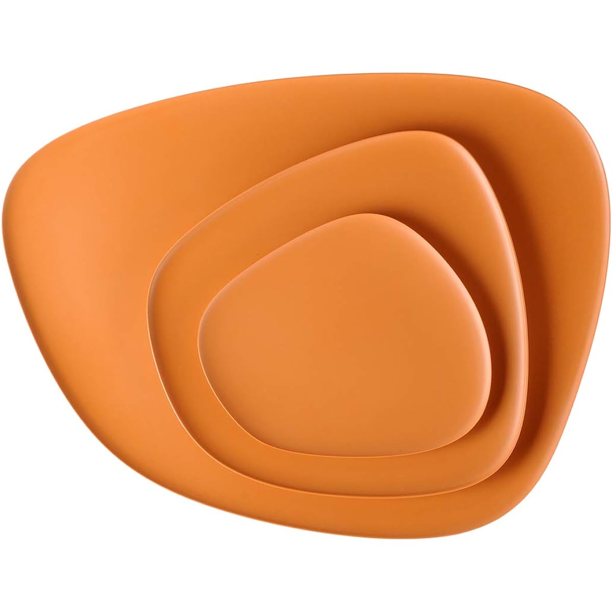 Kartell Medium Plate Orange W45/W27/W20cm Namaste SFAC-K1236-02 [Authentic product from domestic exclusive agent]