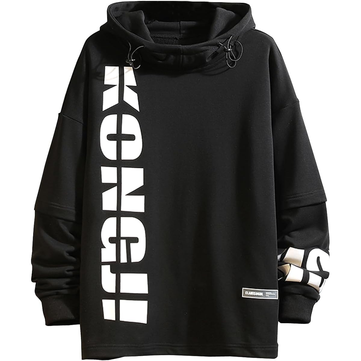 [RedS] Hoodie Men's Large Size Sweatshirt Pullover Loose Casual Winter Clothes