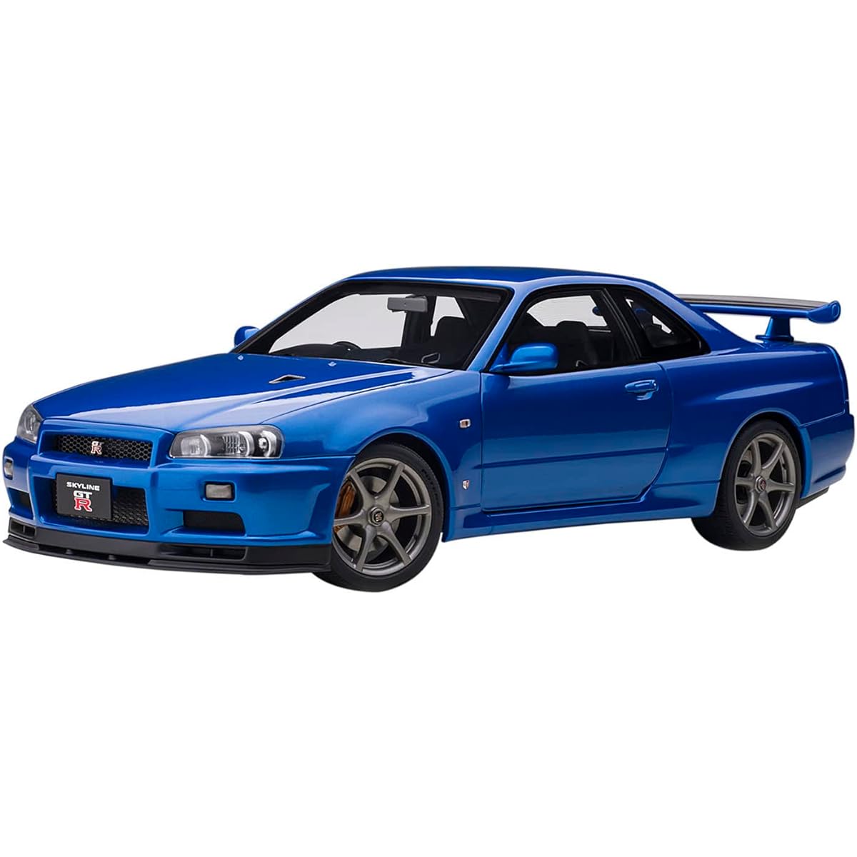 AUTOart 1/18 Nissan Skyline GT-R (R34) V Spec II Bayside Blue Finished Product 77408