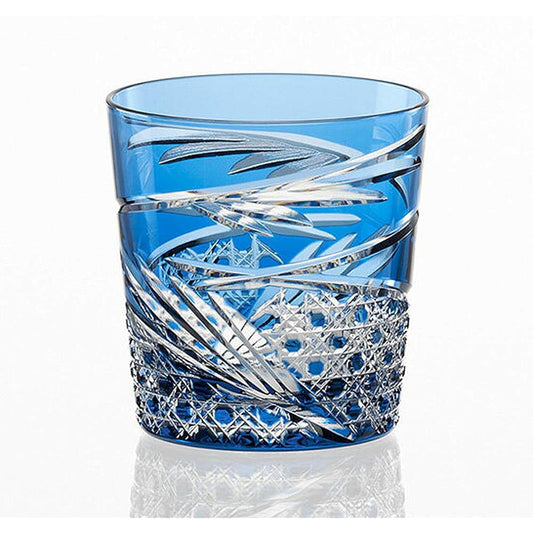 (Kagami Crystal/Glass) Kiriko Rock Glass (Mai) (T577-2944-CCB)