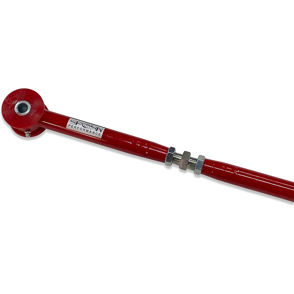 SPOHN D09-1500-104R Adjustable rear hard pancer track bar polyurethane buying 2009-2022 Dodge Lamb 1500 Truck (red)