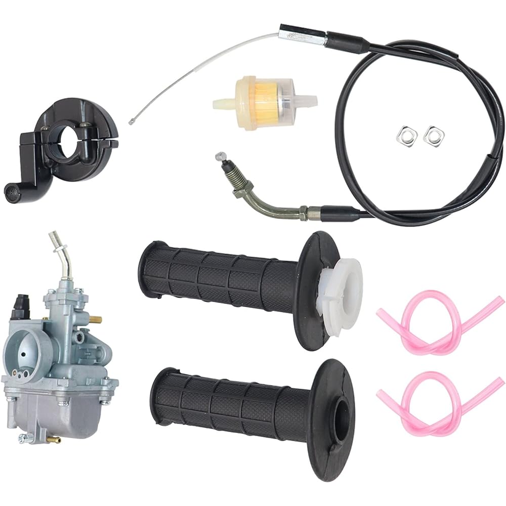 XQSMWF Cabretor & handle grip & throttle cable Yamaha TTR90 TTR90 2000-2002