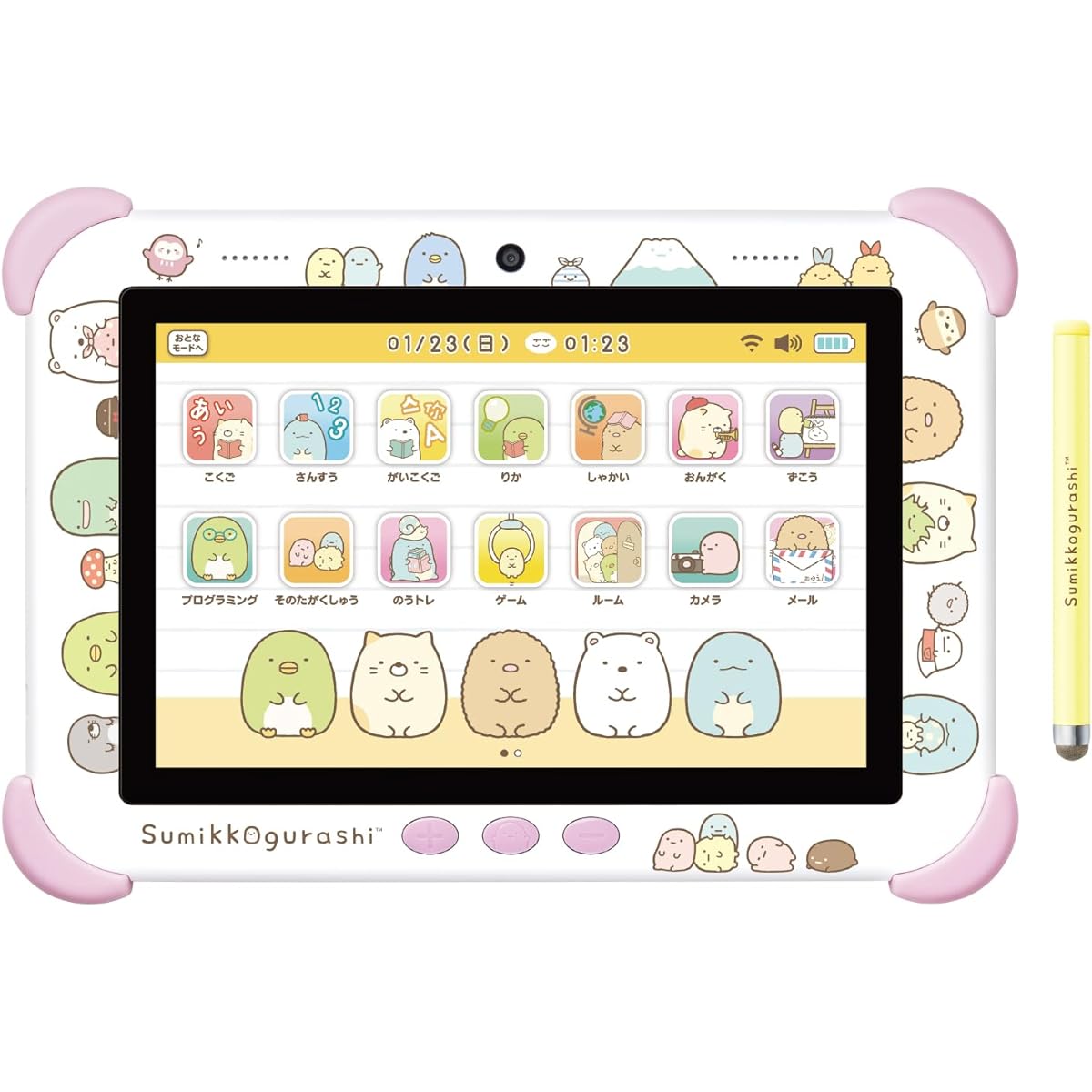 Sumikko Gurashi Connect with Wi-Fi! Connect with everyone! Sumikko Pad 8 inch Purple