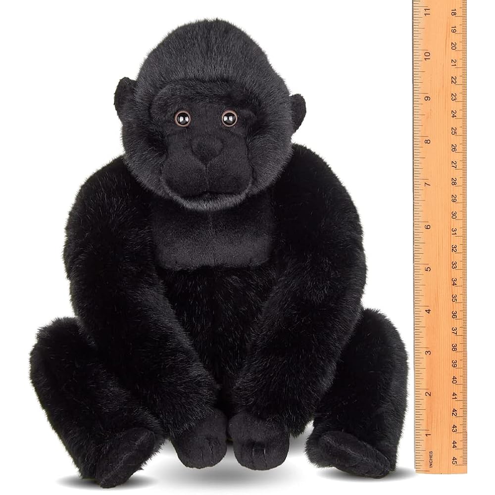 Bearington Kosmo Plush Gorilla Stuffed Animal, 11 Inch