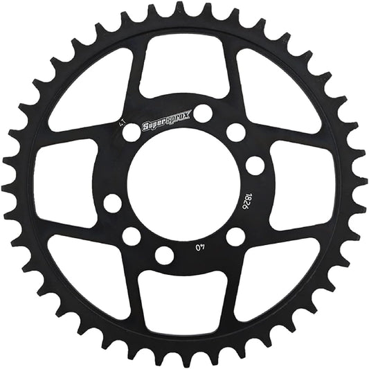 Supersprox RFE-1826-40-BLK Rear Steel Sprocket Black Compatible With/Replacement For Kawasaki 400 KFX 03 04 05 06