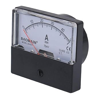 BAOMAIN DH-670 DC 0-50A Analog Amplifier Panel meter current meter current total 75mV shunt