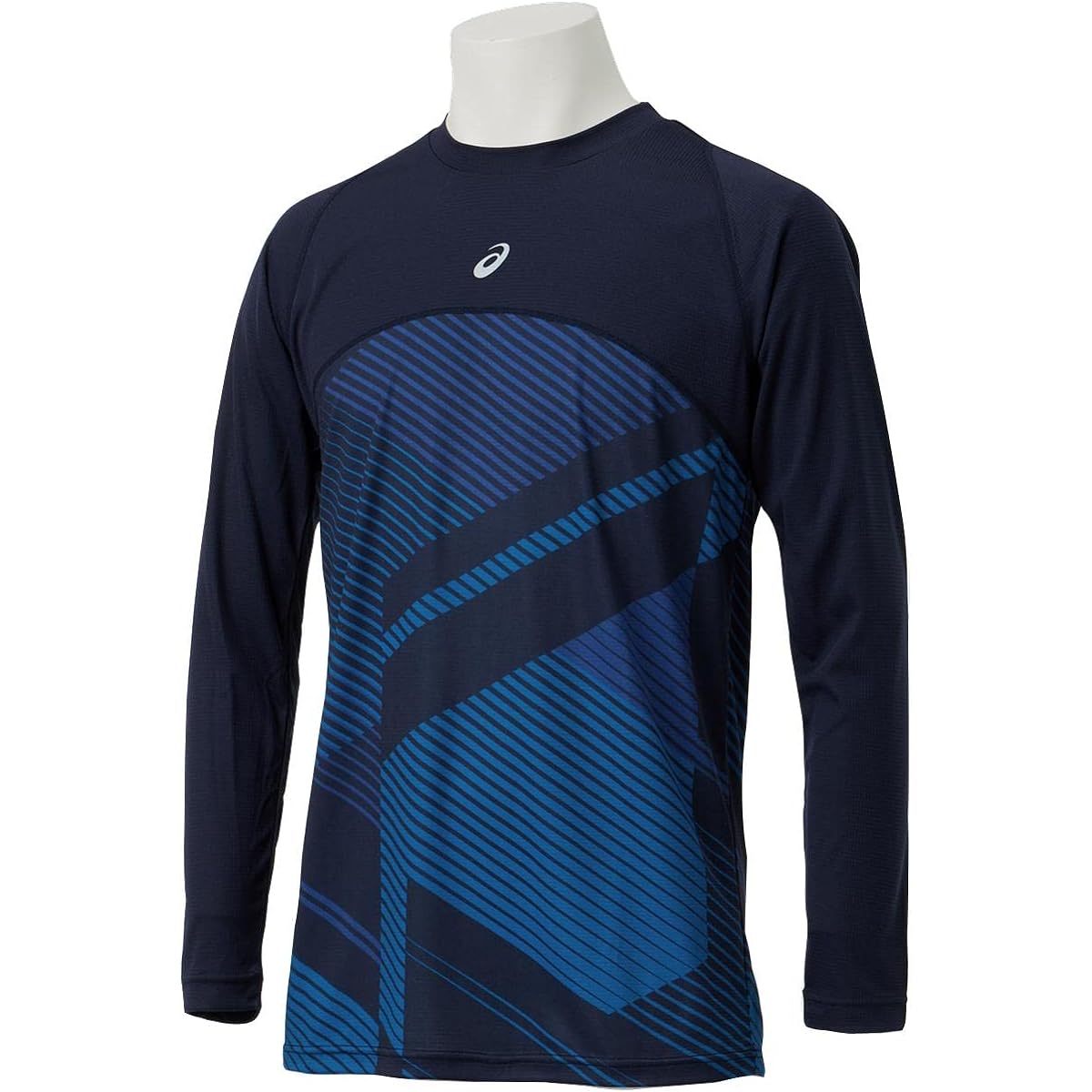 ASICS Baseball Graphic Undershirt Middle Fit Long Sleeve 2121A312