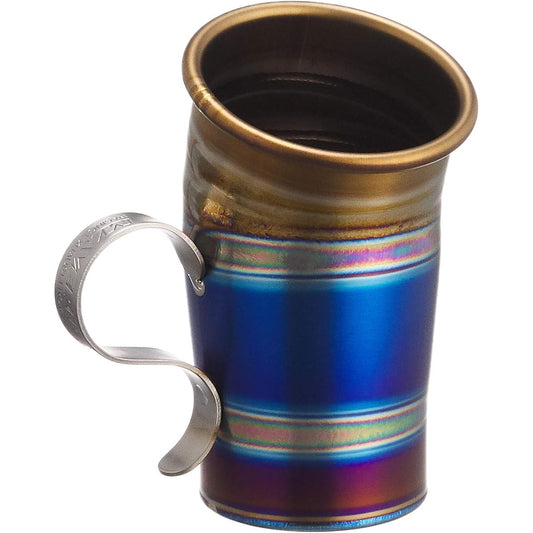 MAVERICK Titanium Cup 180ml Indigo Made in Japan Dishwasher Safe MVTC-IN