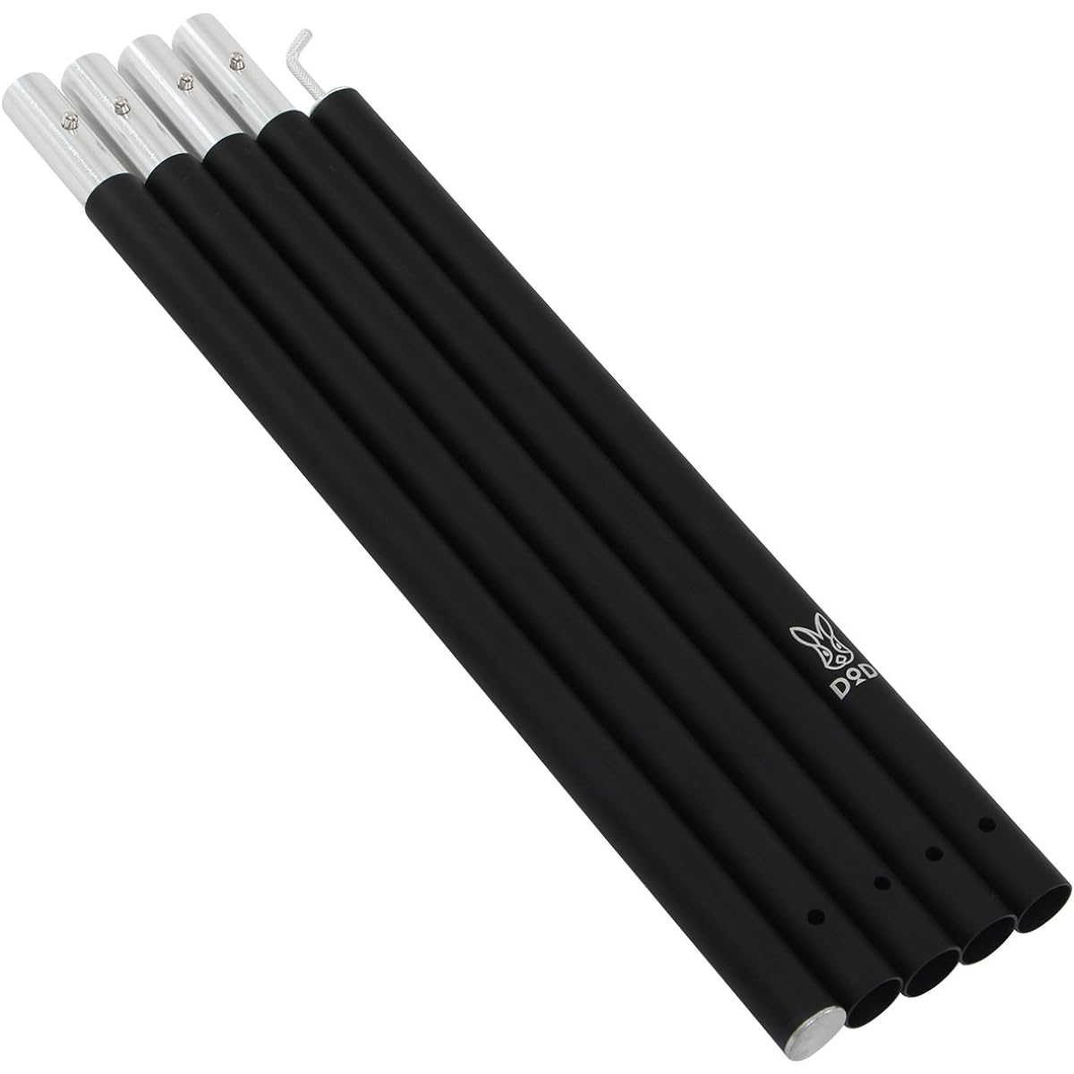 DOD Big Tarp Pole 250cm Aluminum Storage Bag Thickness 28mm [Black/Red] XP5-507K / XP5-507R