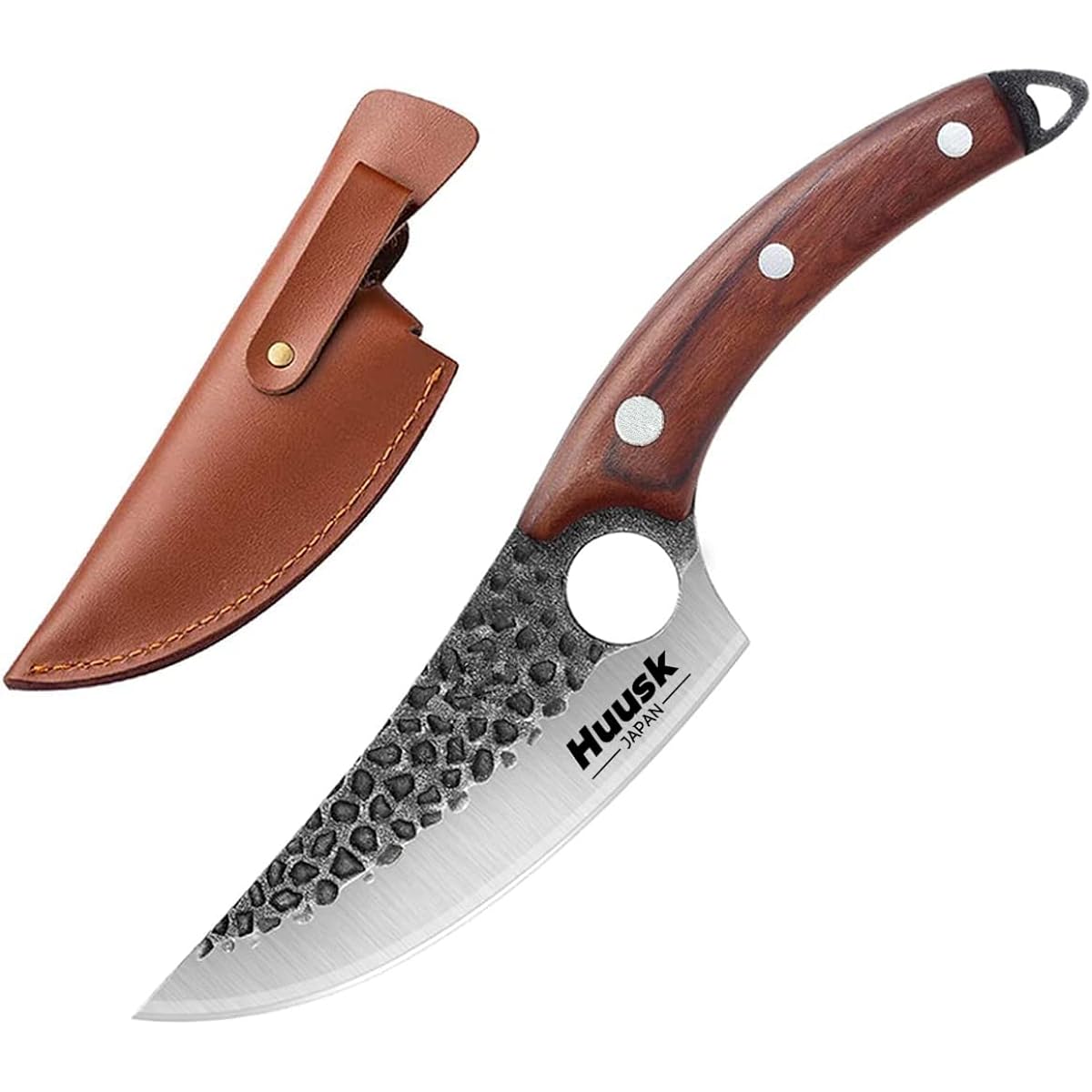 Smith Chu Forged Viking Knife Husk Chef Knife Butcher Knife Husk Fishing Fillet & Bait Knife Japanese Chef Knife Boning Knife Japanese Knife Meat Cleaver Knife for Kitchen and Camping