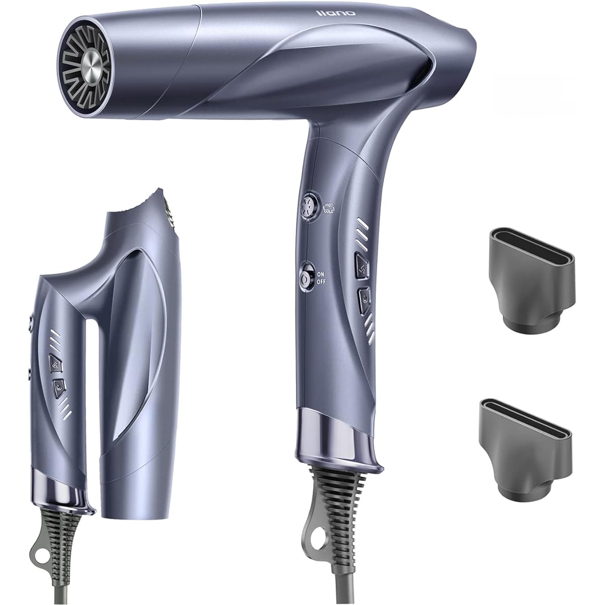 llano Hair Dryer, Large Airflow, High Air Speed, 2023 Advanced Edition, Salon Quality, Quick Drying, Hair Dryer, 6.3 ft (21 m) / s, Neutralizing Ion & Hot and Cold Rhythm Mode, Heat Damage Control,