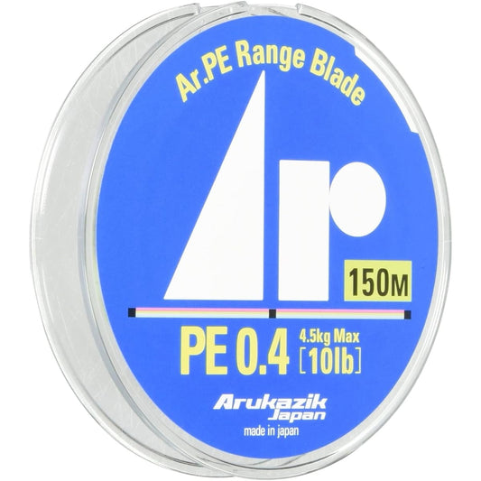 Arukazik Japan PE Line Ar.PE Range Blade 150m No. 0.4 4.5kg 3 Color Marking 28706 [Parallel Import]