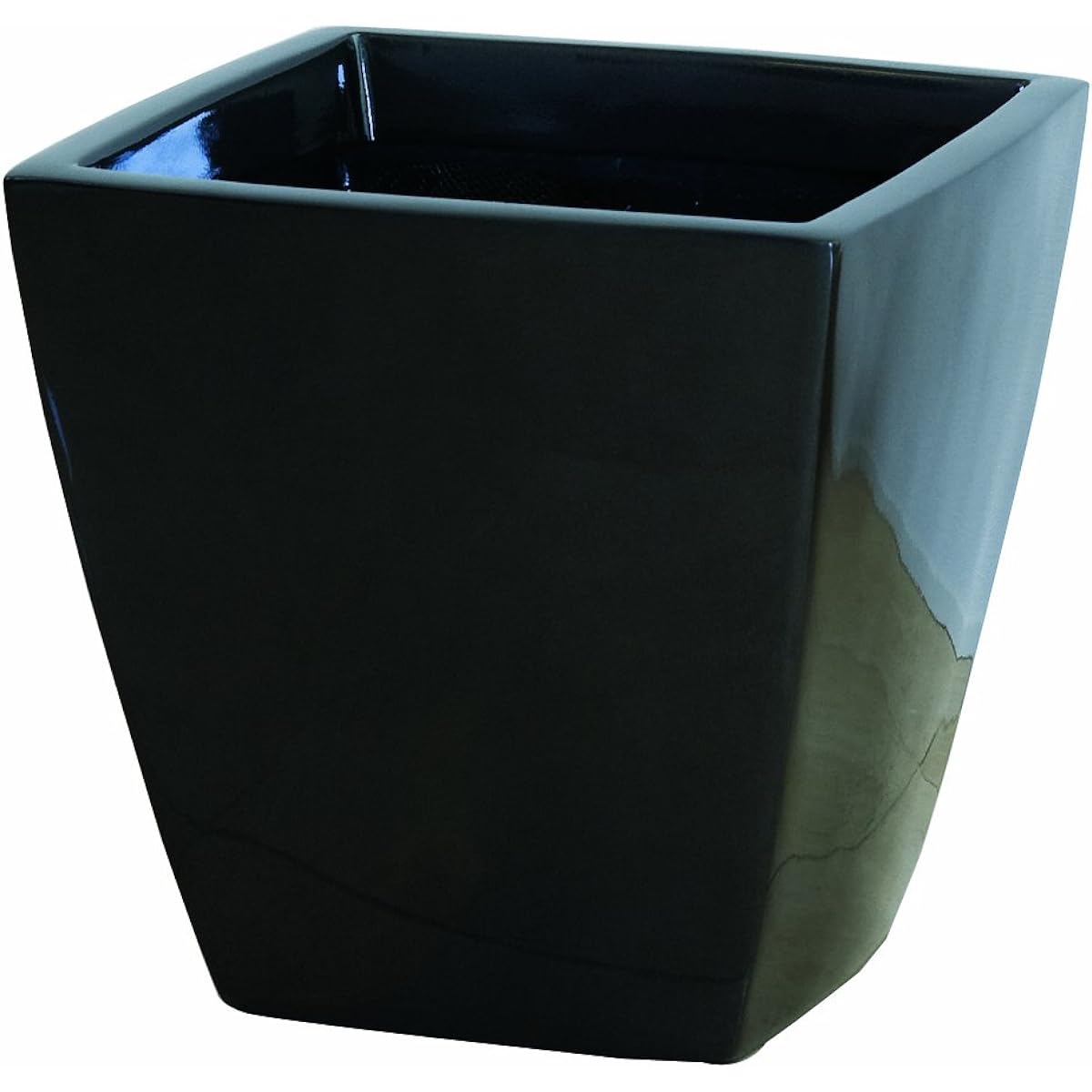 Daiwa Plastic Pot Cover & Pot Urban Pot AS Type Bottom Perforated 350 x 350 x H335 AS-35 Metallic Gray