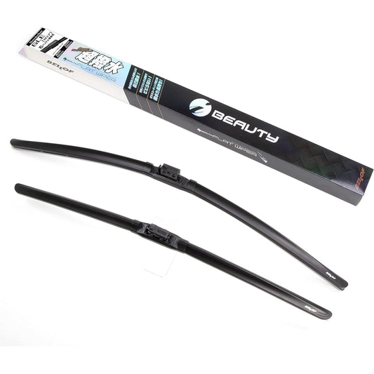 Wiper Blade Super Water Repellent For Benz S Class (223) / GLE (167) Only [Please check the 3rd image] For right-hand drive cars, driver side 650mm, passenger side 550mm, for 1 car, Eye Beauty S Flat Wiper IFW108