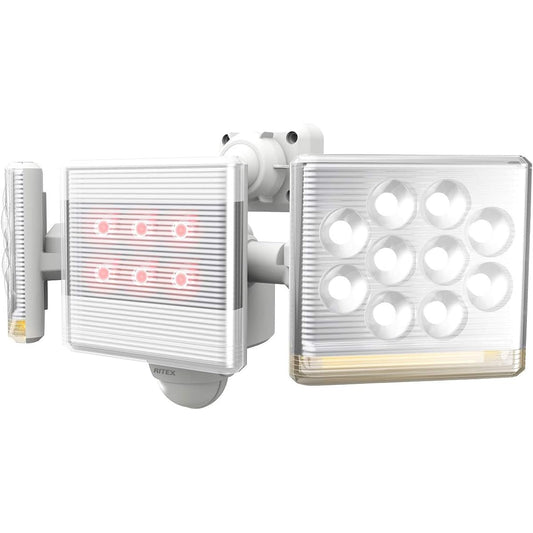 Musashi RITEX Free arm type high-performance LED sensor light (12W x 2 lights) "Outlet type" LED-AC2030 White