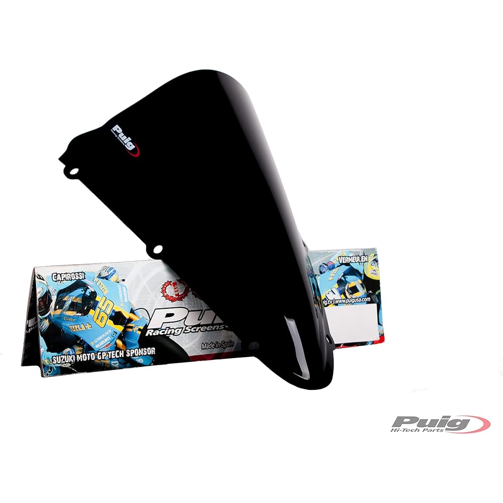 Puig 4637F RACING-SCREEN [DARK SMOKE] YAMAHA YZF-R125(08-15) Puig Screen Cowl Motorcycle Bike Parts