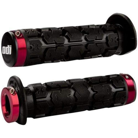 ODI ATV Rogue Lock on 120mm Off -Road Bike Hand Grip Black/Red/One Size
