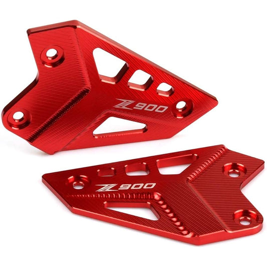 Kawasaki Z900 2017 2018 2019 Aluminum Alloy Footrest Plate (Red)