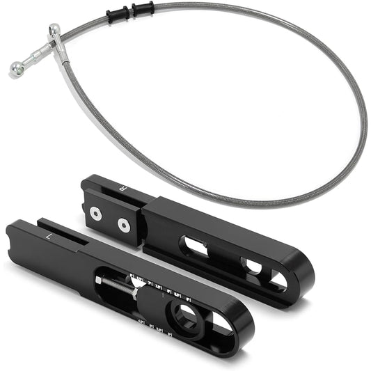 TARAZON Swing Arm Extension & Brake Line Compatible Vehicles Kawasaki Ninja ZX9R 2002-2003 ZX12R 2000-2005 ZX14R / ZZR1400 2006-2011