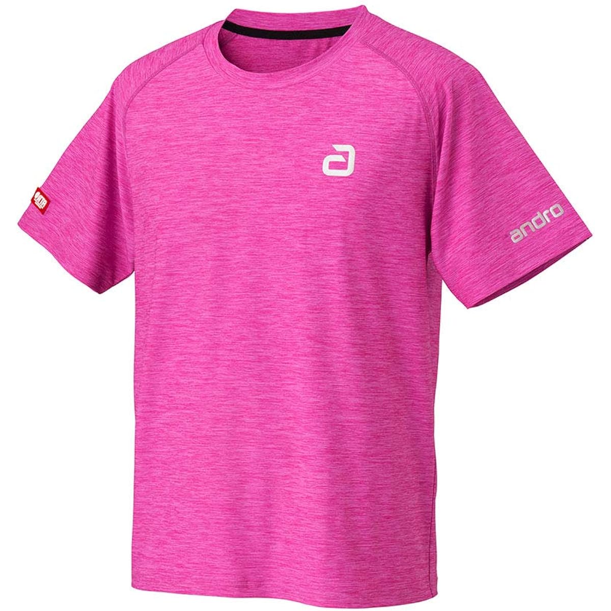 andro Unisex Table Tennis Wear Game Shirt Andro Melange Tee Shirt Alpha