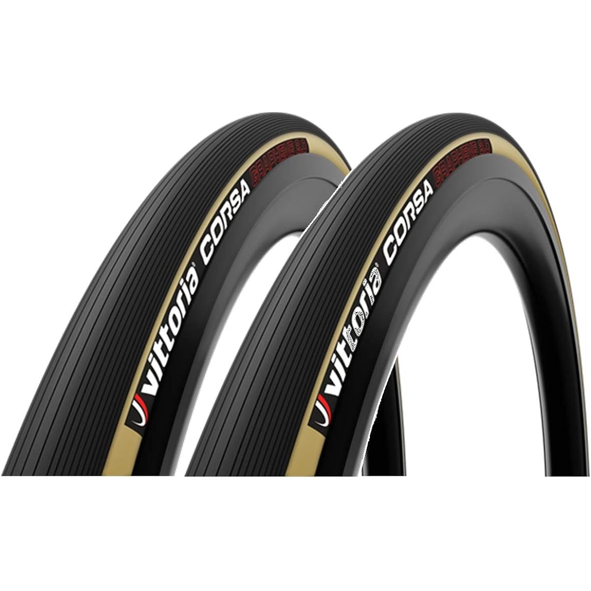 Set of 2 Vittoria CORSA G2.0 Clincher Tire 700c Vittoria Clincher Tire [Parallel Import]