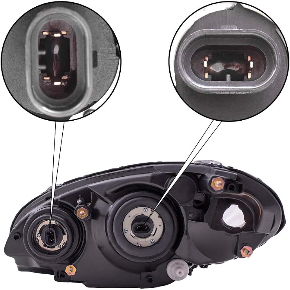 BROCK replacement driver and passenger headlights for passenger seats 2001-2005 PT Cruiser 5288765AI 5288764AI