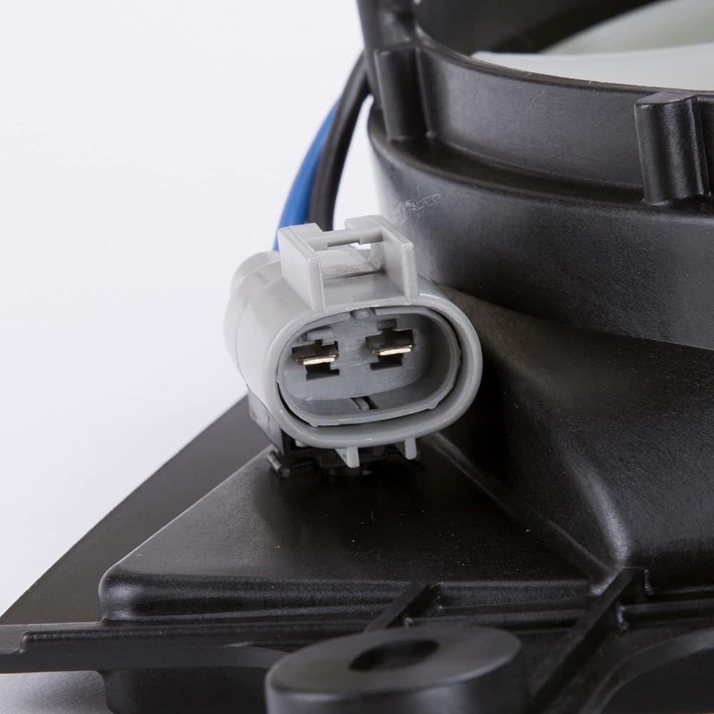 TYC 622160 Sion XB replacement radiator/condenser cooling fan alignment