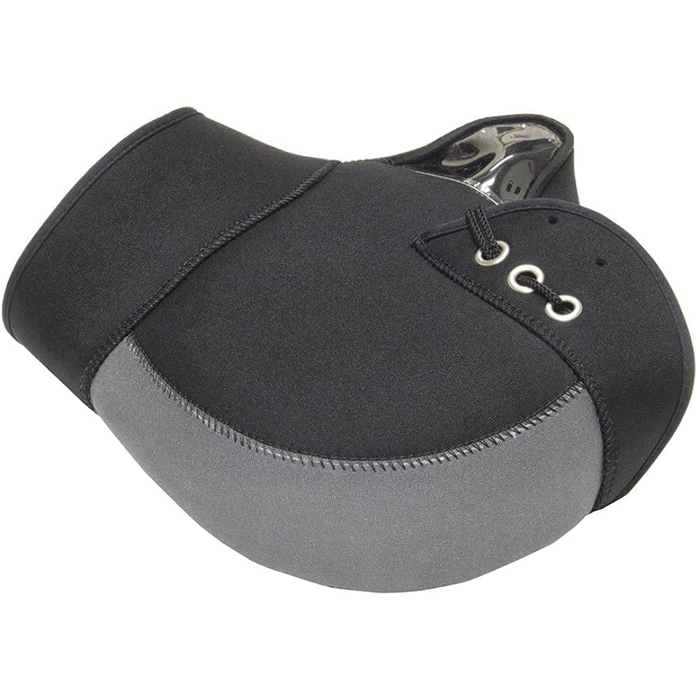 Bike Parts Center Neoprene Handle Cover Warmer Gray Left and Right Set 314612