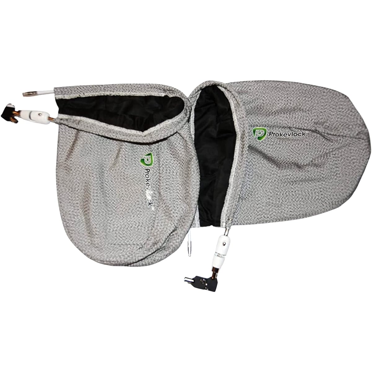 PROKEVLOCK Side Mirror Cover Cable Locked -Theft Side Mirror Cover Kebra Fabric Protection Universal Size -Fits all cars, SUVs, protection from ice and birds falling